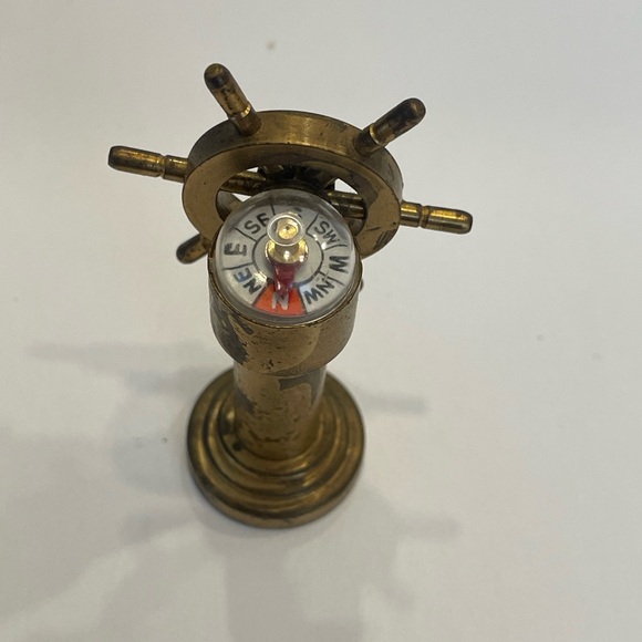 Miniature Vintage Brass Items - Travel Theme - Picture 2 of 10